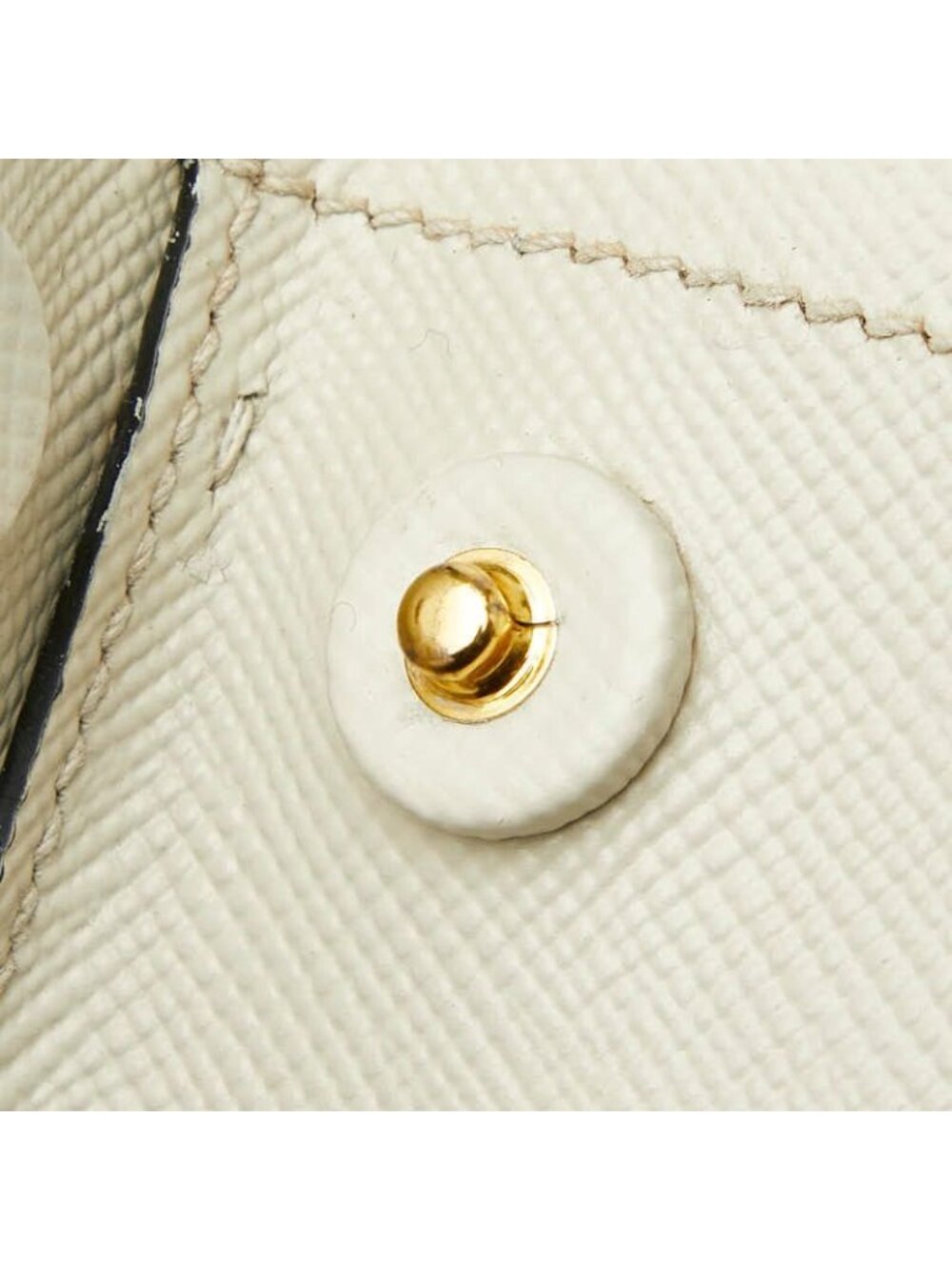 Prada Cuir Double Tote White Ivory Saffiano Leather - Picture 9 of 10